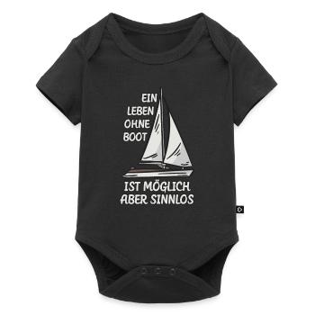 Life Without Boat Yacht Sailing - Baby Premium short-sleeve bodysuit - black - Front