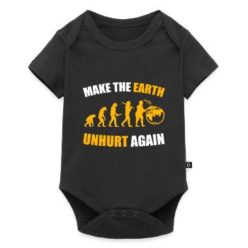 Earth Day - Climate Change - Baby Premium short-sleeve bodysuit - black - Front