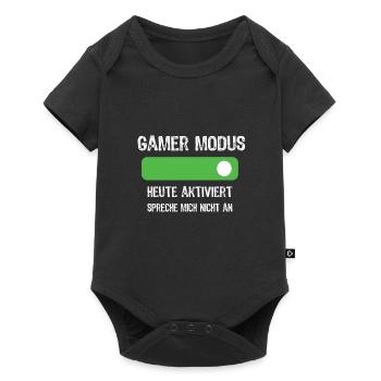Gaming Gaming Gaming Gaming Gaming Gaming Gaming - Baby Premium Kurzarmbody - Schwarz - Vorne
