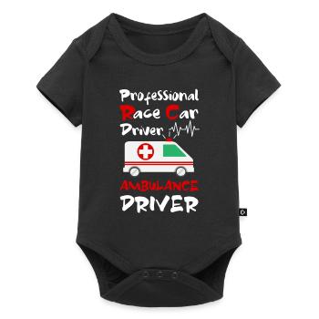 Chauffeur d'ambulance cadeau paramédic - Body à manches courtes Premium Bébé - noir - Devant