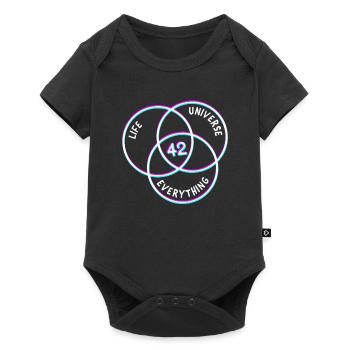 42 Answers Question Life Universe Everything Nerd - Baby Premium short-sleeve bodysuit - black - Front