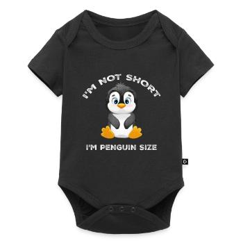 I'm Not Short I'm Penguin Size Cute Penguin Lover - Baby Premium short-sleeve bodysuit - black - Front