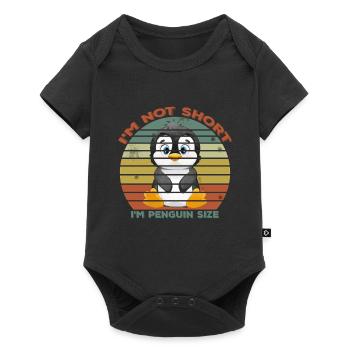 I'm Not Short I'm Penguin Size Cute Penguin Lover - Baby Premium short-sleeve bodysuit - black - Front
