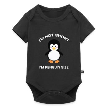 I'm Not Short I'm Penguin Size Cute Penguin Lover - Baby Premium short-sleeve bodysuit - black - Front