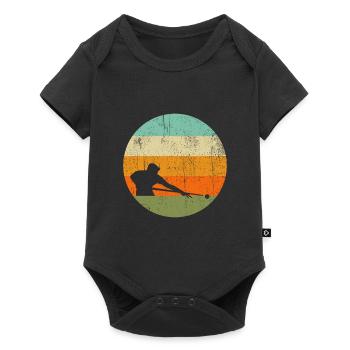Billard Snooker Pool Billard T Shirt - Body à manches courtes Premium Bébé - noir - Devant