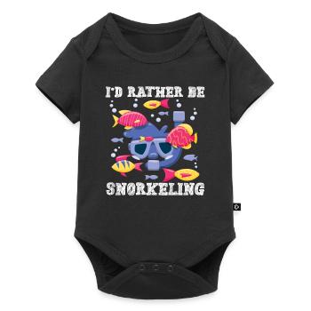 Snorkeling Snorkelers Diving Divers Gift - Baby Premium short-sleeve bodysuit - black - Front