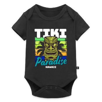 Tiki Paradise Tiki Bar Hawaii Summer - Baby Premium short-sleeve bodysuit - black - Front
