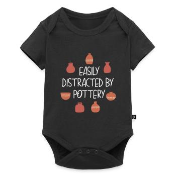 Poterie - Body à manches courtes Premium Bébé - noir - Devant