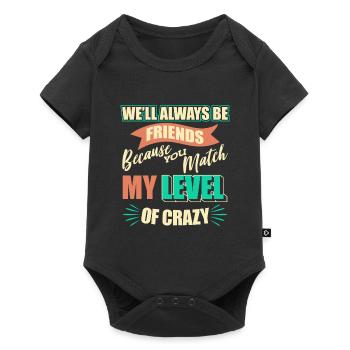 Friend Best Friends - Baby Premium short-sleeve bodysuit - black - Front