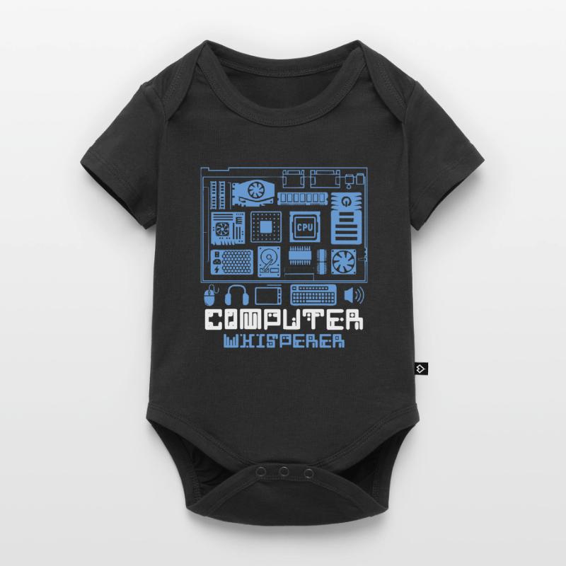 Programmeur de technologie de support technique Body à manches courtes Premium Bébé