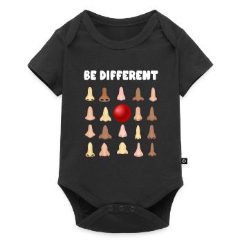 Be Anders Jeck Red Nose Carnival Clown Nose - Baby Premium short-sleeve bodysuit - black - Front