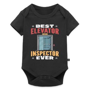 Elevator Inspector Elevator Jobs Profession Gift - Baby Premium short-sleeve bodysuit - black - Front