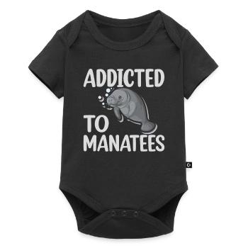 Manatee Dugong Manati - Baby Premium short-sleeve bodysuit - black - Front