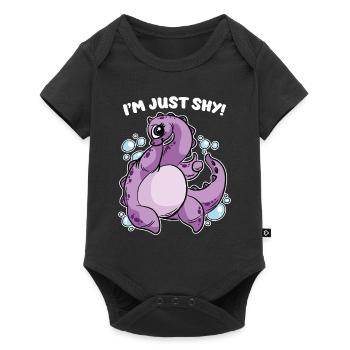 I'm just shy The Loch Ness Monster - Baby Premium short-sleeve bodysuit - black - Front