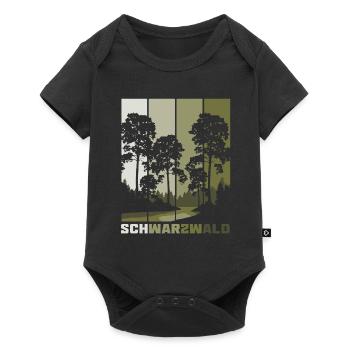 Schwarzwald - Baby Premium Kurzarmbody - Schwarz - Vorne