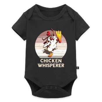 Hühner Flüsterer I Chuchoteur de poulet - Body à manches courtes Premium Bébé - noir - Devant