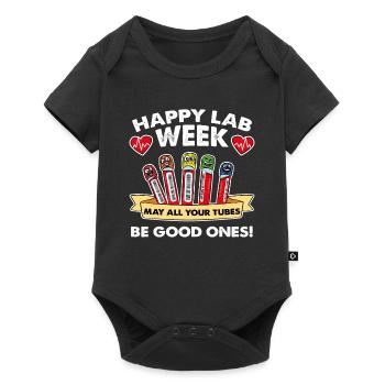 Bonne semaine de laboratoire - Body à manches courtes Premium Bébé - noir - Devant