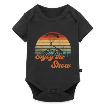 Enjoy the Show / Skydiving - Baby Premium short-sleeve bodysuit - black - Front
