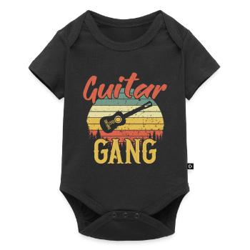Gang de guitare / Gitarre - Body à manches courtes Premium Bébé - noir - Devant