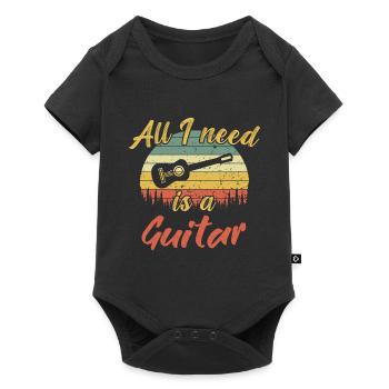 Tout ce dont j’ai besoin est une guitare / Gitarre - Body à manches courtes Premium Bébé - noir - Devant