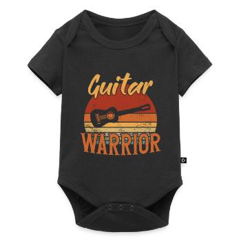 Guitar Warrior / Gitarre - Body à manches courtes Premium Bébé - noir - Devant
