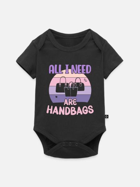 All I need are Handbags / Handbag Shopping - Baby Premium short-sleeve bodysuit - black