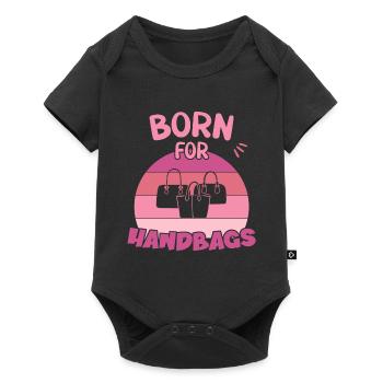 Born for Handbags / Handbag Shopping - Baby Premium short-sleeve bodysuit - black - Front