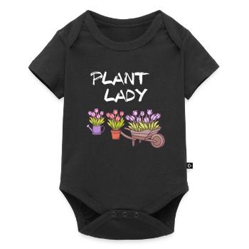 Plant Lady I garteln Jardin - Body à manches courtes Premium Bébé - noir - Devant