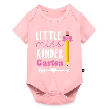 Chemise de la rentrée scolaire Little Miss Kindergarten - Body à manches courtes Premium Bébé - rose - Devant