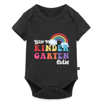 Chemise de la rentrée scolaire Little Miss Kindergarten - Body à manches courtes Premium Bébé - noir - Devant