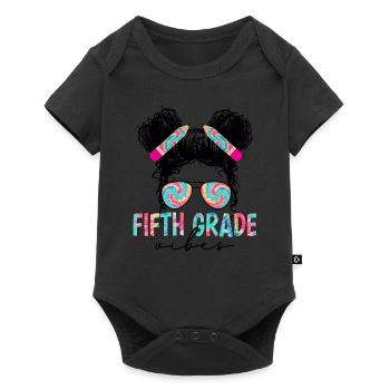 Fifth Grade Vibes - 5th Grade Team Retro 1st Day - Baby Premium short-sleeve bodysuit - black - Front