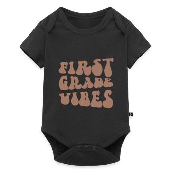 Back To School First Grade Vibes Student Teacher - Baby Premium short-sleeve bodysuit - black - Front