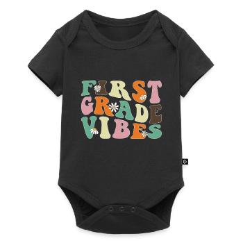 Back To School First Grade Vibes Student Teacher - Baby Premium short-sleeve bodysuit - black - Front