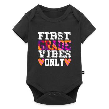 Back To School First Grade Vibes Student Teacher - Baby Premium short-sleeve bodysuit - black - Front