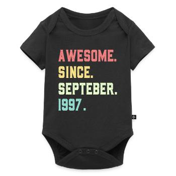 Awesome Since September 1997 - Baby Premium short-sleeve bodysuit - black - Front