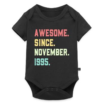 Génial depuis novembre 1995 - Body à manches courtes Premium Bébé - noir - Devant