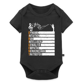 Choirmaster Orchestra Conductor Music Key Music - Baby Premium short-sleeve bodysuit - black - Front