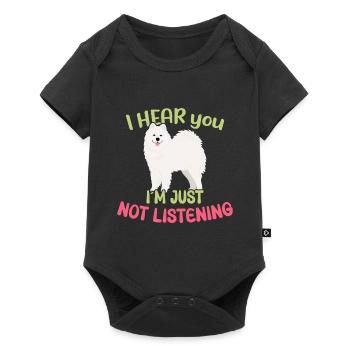 Je t’entends! Je n’écoute tout simplement pas. - Body à manches courtes Premium Bébé - noir - Devant