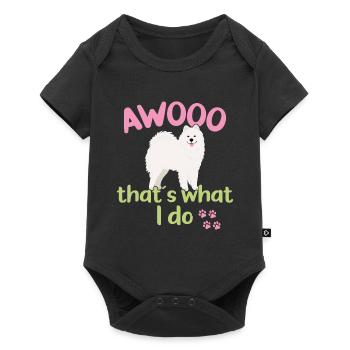 AWOOO - That's what I do - Baby Premium short-sleeve bodysuit - black - Front