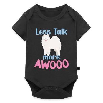 Moins de discussions - Plus d’AWOOO - Body à manches courtes Premium Bébé - noir - Devant