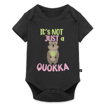 Ce n’est pas seulement un Quokka / Grinsendes Quokka - Body à manches courtes Premium Bébé - noir - Devant