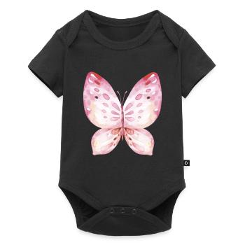 Ailes de papillon Carnaval des papillons Carnaval - Body à manches courtes Premium Bébé - noir - Devant