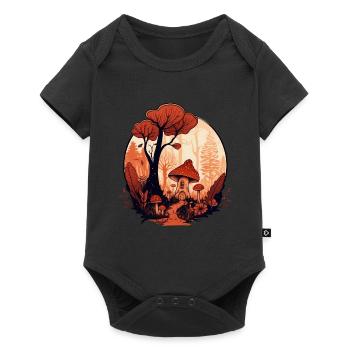 Mycètes - Body à manches courtes Premium Bébé - noir - Devant