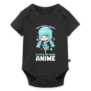 Désolé, je ne peux pas avoir trop d’anime à regarder - Body à manches courtes Premium Bébé - noir - Devant