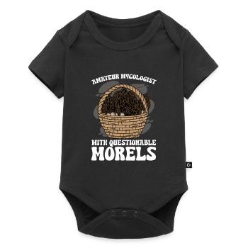 Amateur Mycologist With Questionable Morels - Baby Premium short-sleeve bodysuit - black - Front