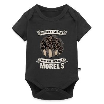 Amateur Mycologist With Questionable Morels - Baby Premium short-sleeve bodysuit - black - Front