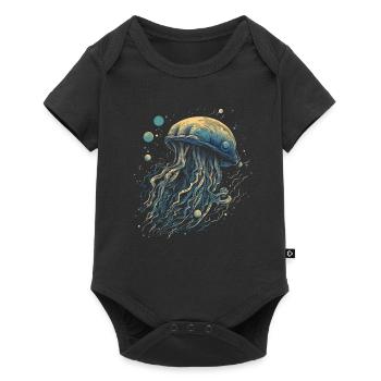 Méduse - Body à manches courtes Premium Bébé - noir - Devant