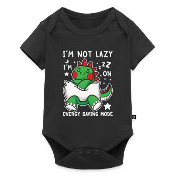 I Love Dinosaurs - Sleeping T-Rex Animated - Body à manches courtes Premium Bébé - noir - Devant