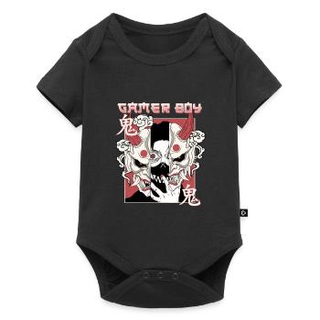 ANIME BOYS2 GAMERBOY - Baby Premium short-sleeve bodysuit - black - Front