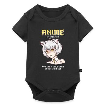 front 37031645650896319 - Baby Premium Kurzarmbody - Schwarz - Vorne